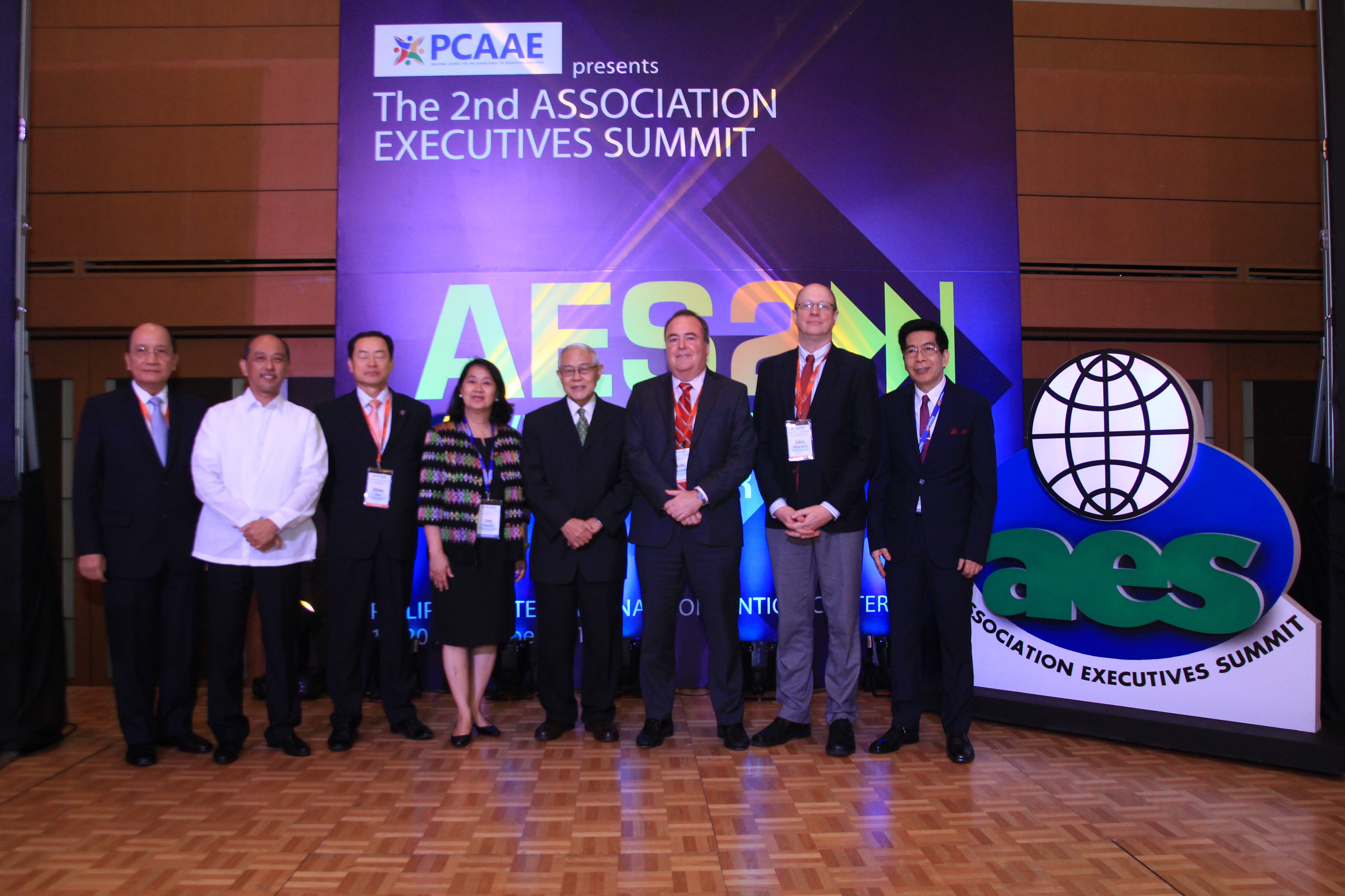 PCAAE grants honorary membership to J. Peacock, G. Cho