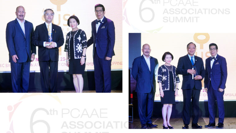 PCAAE Association Board Members of the Year: ASKI’s Rolando B. Victoria and PRA’s Atty. Paul A. Angelo