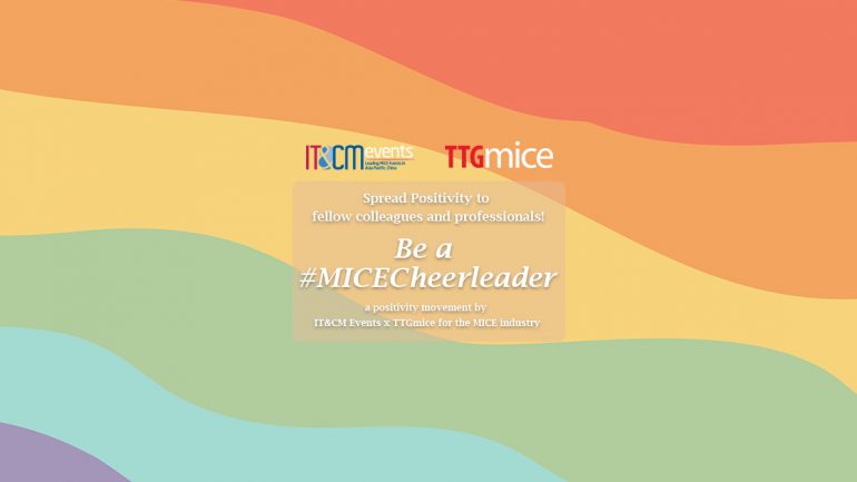 Be a MICE Cheerleader campaign