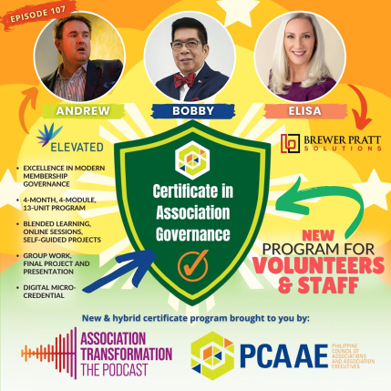 PCAAE’s governance program featured in Association Transformation podcast