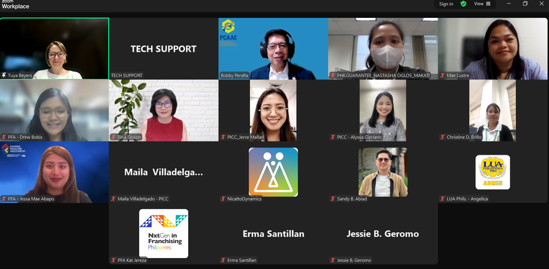 PCAAE conducts webinar sustainable transformation of business events